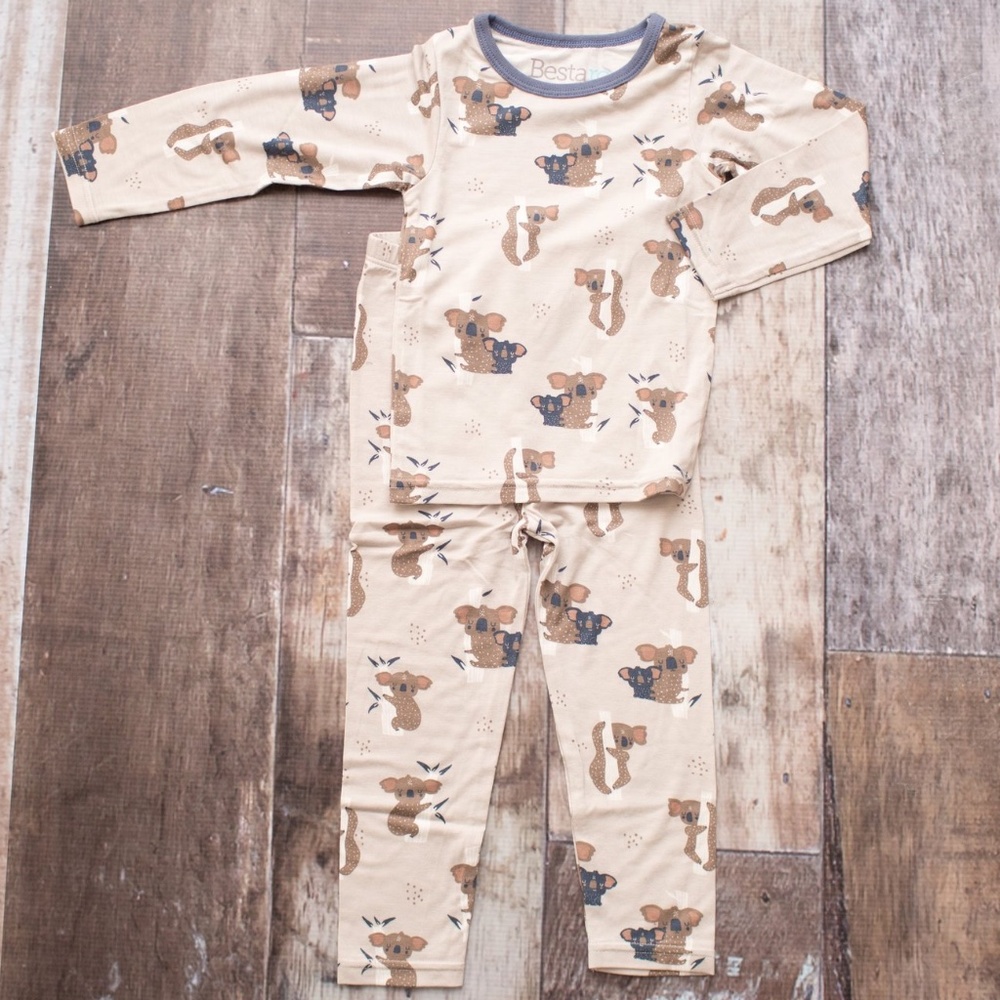 NWT Toddler Long Sleeve 2-pc Pajama Set Navy Koala